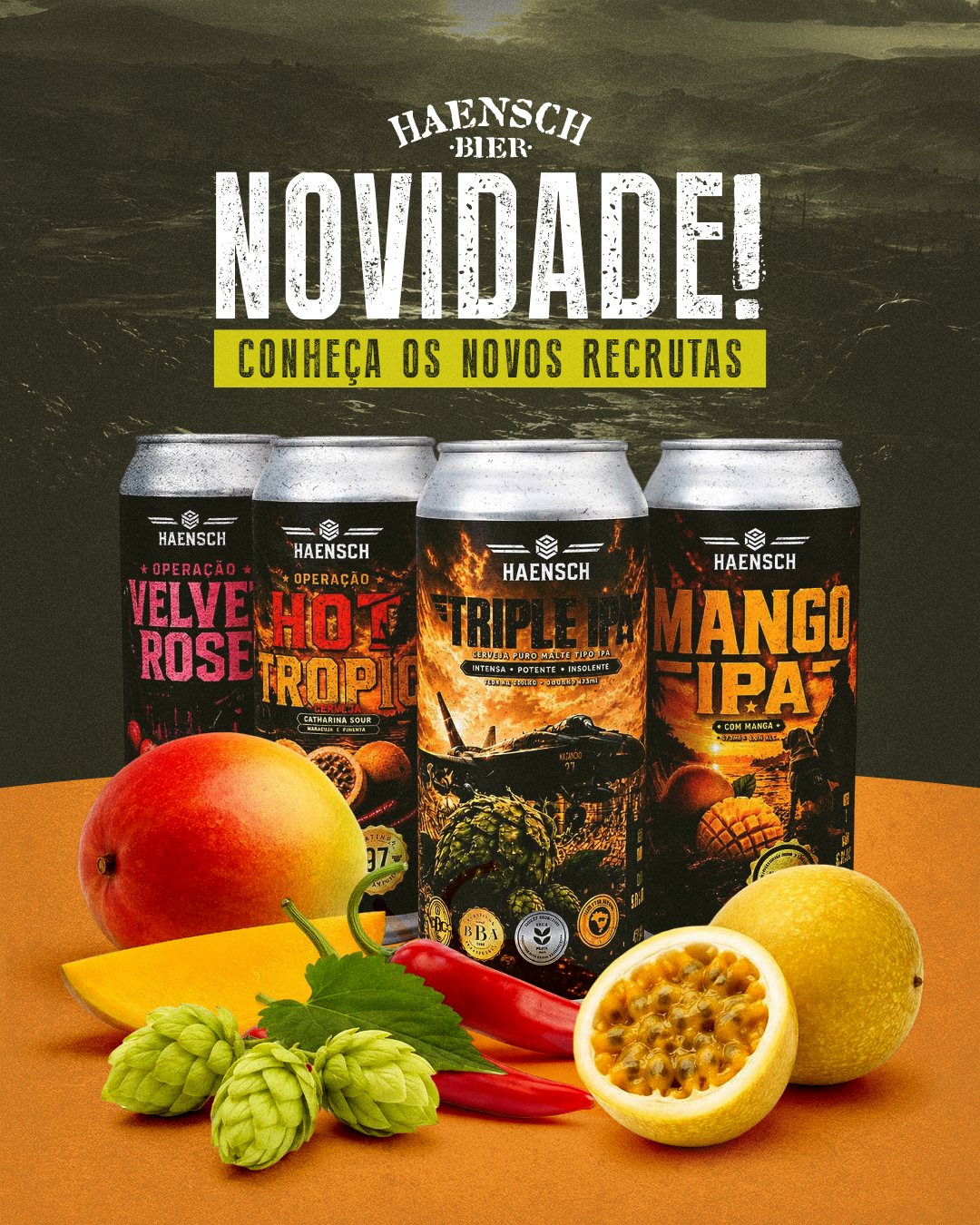 Novas latas Haensch